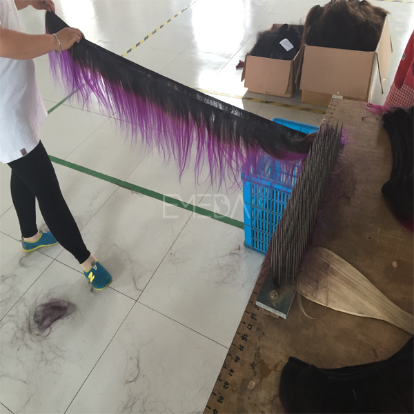 Acct customized order human hair extensions China factory  LJ47